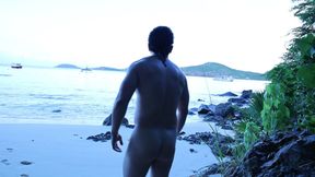 Morning Waves & Muscle Craves: Oceanfront Strip Tease