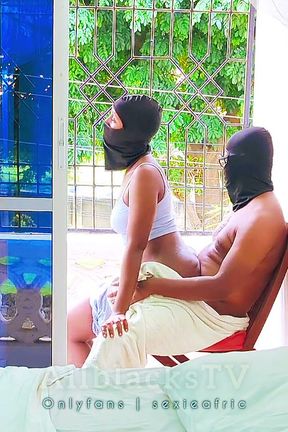 Hot Passionate Balcony Sex Almost Got Caught