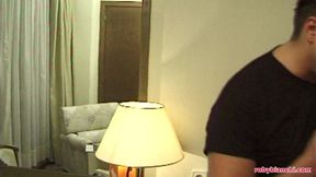 Teresa Visconti, a Super Busty Girl, Gets Her Ass Fucked by Two Cocks