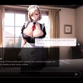 Erotic Story: Big Tits Blonde Suspicious Maid With Paranoic Master AI Sexting Uncensored Hentai Role Play