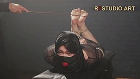Dzhumana - Hogtied, Ballgagged and Bastinado for the Oriental Beauty (FULL HD MP4)