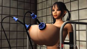 (preview) Milk Maid 2 - Busty Bondage Slave Gets Fucked Hard By Shemale