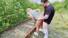 Fucking Outdoors wearing a Summer Dress