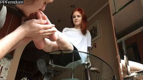 new petite princess tris foot and socks worship femdom first time