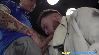 Daddy pounds a greedy hole with his thick cock