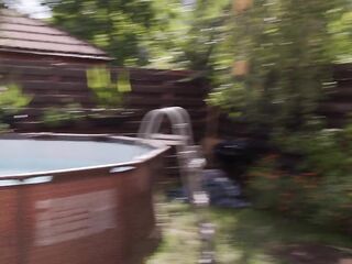 POV: I LET U SEE ME MASTURBATE AT THE PUBLIC POOL ( outdoor nice-looking anguish )