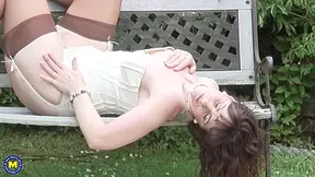 Milf Loves To Play With Her Wet Pussy Outside - Toni Lace