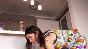 Pizza Dough Trampling - HD MP4