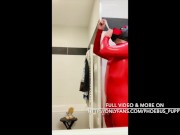 Urinal rubber puppy gay sex