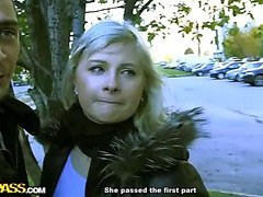 Blonde in crazy public fuck adventure