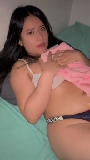 Finally I share a bed with my sister-in-law, I fuck her and cum in her mouth.   Clip 1