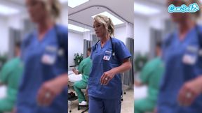 Fit MILF Nurse Gets Fired for Masturbating in the Hospital