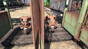 Sexy Teens Seduce in Fallout 4's Little Vegas – Anime Prostitute Action