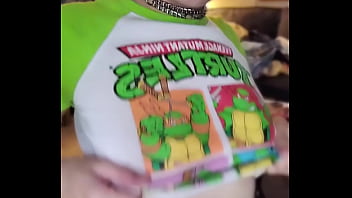 Turtle Power&lt_Teasing in front of the camera, messing around with profile video settings