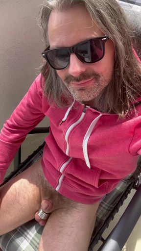 I enjoy Sunday afternoons on the balcony.