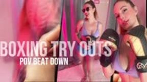Boxing Try Outs POV Fights