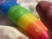 cumming on my BD Bumble Hooves