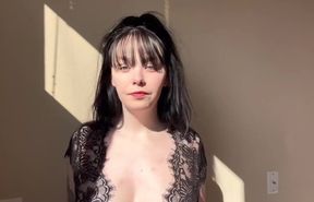 Findom Goddess Drains Paypig with Brunette Tease and Bodysuit