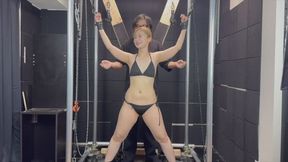 Ria Kanda — Mature Beauty in a Standing X-Cross Session
