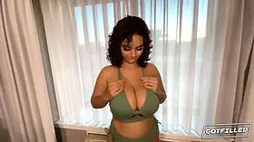 Gotfilled curvy hotty Crystal Chase pumped full of sperm