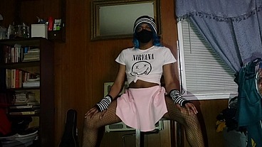 Nightly Training with Mika Kawaiii #3 Femboy Rides the Rainbow