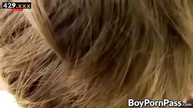 Three Way Pleasure Filled Orgy with Hot barely legal Guys