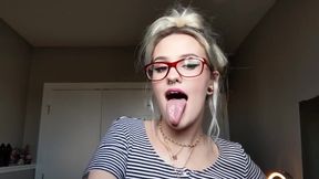 babygirl drool porn mouth fetish