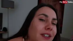 Busty stepmom gives sloppy blowjob and takes it in the ass