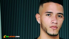 Gay Latino's hot cum on the sofa