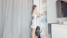 Punishing the thief with double farts - by Babi Love 19 yrs old and Manuela Wiliians 18 yrs old- CLIP 1