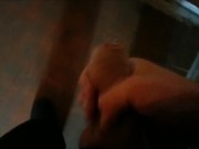 Risky Public Cock Wank & Condom Fill