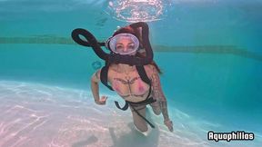 aquaphilias- ginary she loves double hose scuba orgasms