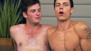 SeanCody: Young twink Archie clean blowjob cum