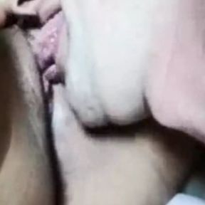 My desi indian girlfriend licking pussy