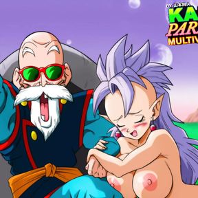 Kame Paradise 3 - West Supreme Kai gets saved by a big old cock