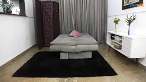 Latina MILF dominates with big natural tits and sexy brunette assistant