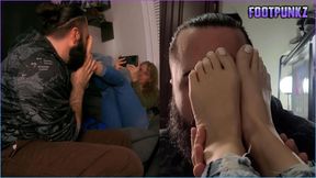 Leia Shoving her Soft Little Feet In Your Face