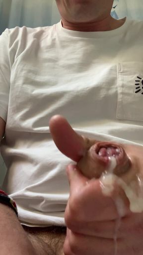 Masturbating in the bathroom