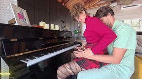 Busted a Nut All Over My Piano Teachers Tits