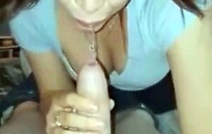 She is a true champion when it comes to sloppy deepthroat