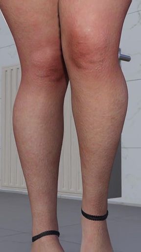 My Friend's Hot Stepmom Has Rough Sex with Me in the Bathroom