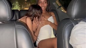 hot sister seduces me in the car as dad pumps gas at the station HL