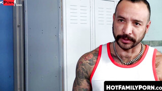 DEFLOWERED BY THE INKED BLUEBLOOD! Tattooed Adonis SAVAGES Naive Stepson After ONSLAUGHT of DIRTY BLowjobs!
