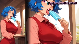 Emily from Stardew Valley begging to be fucked deeper