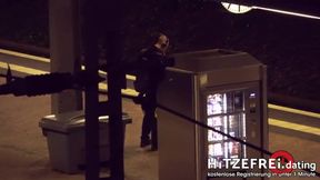 Public Encounter Leads to Rough Outdoor Pleasure