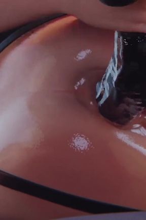 Lara Love a Huge Anal Dildo