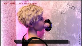 Star Pheriphery [ Futanari Hentai Game ] Ep.35 First Blowjob for a Shy Giant Futa Cock!