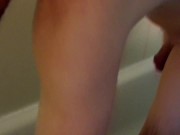 Hott guys ass in the shower clean hairless balls