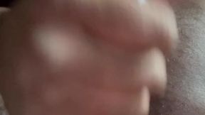 Stroking my bbc until I cum