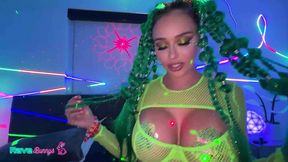 gorgeous slut armani black ditches the dancefloor for a fast hard fuck